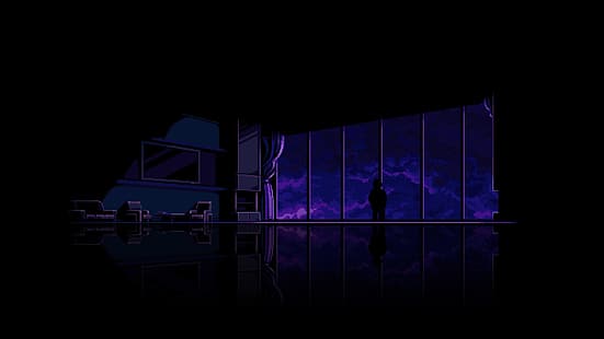  Katana Zero, screen shot, video games, pixelated, HD wallpaper HD wallpaper