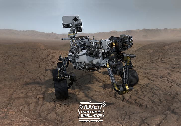 Perseverance (Mars Robot), Rover, mars rover, computer game, NASA, JPL (Jet Propulsion Laboratory), HD wallpaper