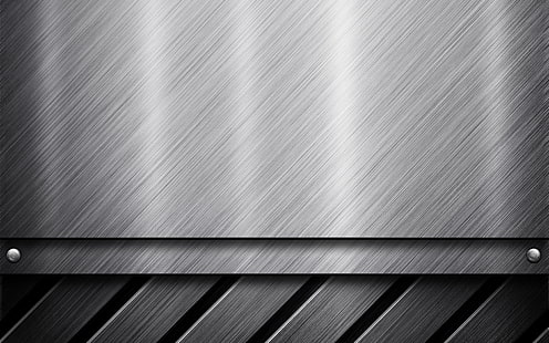 серебристый нержавеющая сталь цифровые обои, линии, фон, текстура, металл, HD обои HD wallpaper