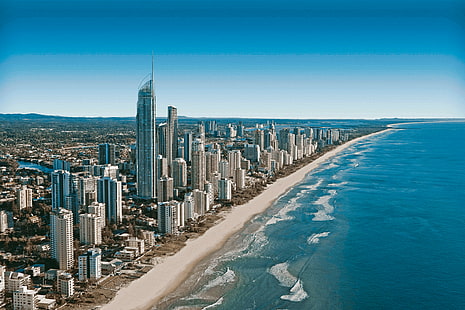 جولد كوست ، أستراليا ، المدينة ، HD ، 4K، خلفية HD HD wallpaper