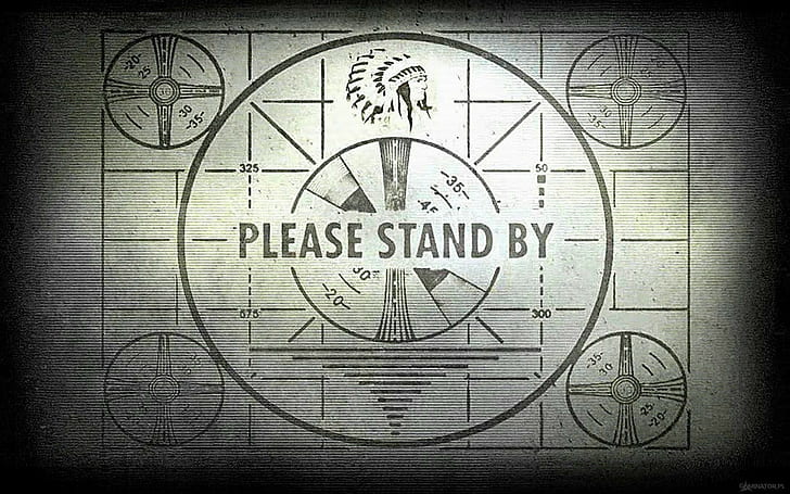 Bitte stehen Sie Tapete, Fallout bereit, HD-Hintergrundbild