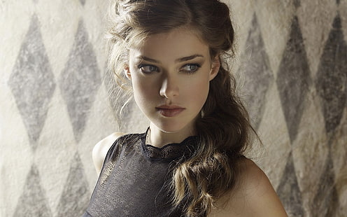julia saner, modelo, lábios, fotografia, HD papel de parede HD wallpaper