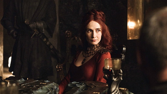 Game of Thrones Mellisandrei, A Guerra dos Tronos, Melisandre, Carice van Houten, HD papel de parede HD wallpaper