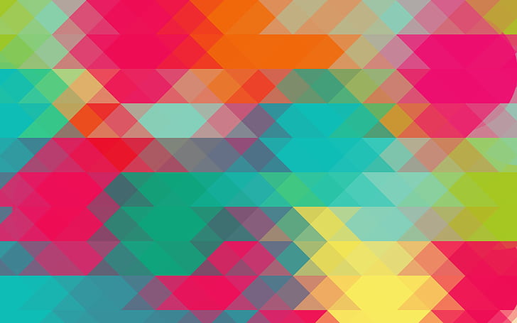 pola, warna-warni, bentuk, Wallpaper HD