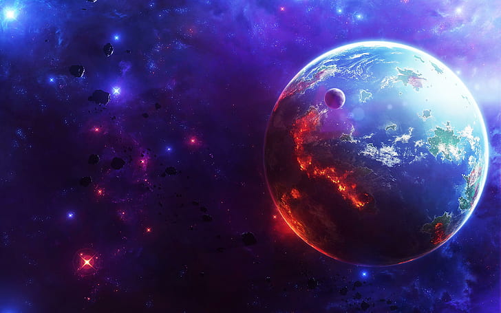 Star Wars Fiction Planet, Star, Kriege, Planet, Fiktion, digitales Universum, HD-Hintergrundbild