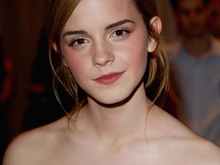 Emma Watson dalam Rok Putih, putih, emma, watson, rok, Wallpaper HD