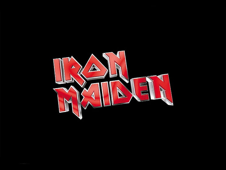 Iron Maiden, müzik, logo, minimalizm, HD masaüstü duvar kağıdı