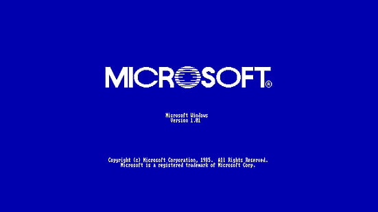 Microsofts logotyp, Microsoft, Microsoft Windows, operativsystem, minimalism, vintage, enkel bakgrund, typografi, HD tapet HD wallpaper