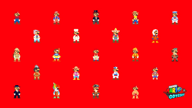 Mario, Super Mario Odyssey, วอลล์เปเปอร์ HD