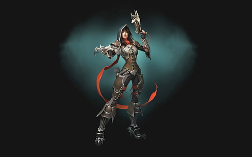Demon Hunter Diablo 3, cazador de demonios, cazador, Fondo de pantalla HD HD wallpaper