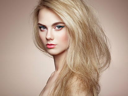 portret, kobiety, modelka, twarz, blondynka, Tapety HD HD wallpaper