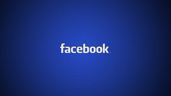Facebook, redes sociais, fundo azul, logotipo, fundo simples, HD papel de parede HD wallpaper