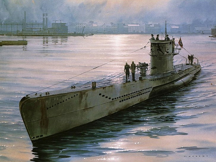boat, submarine, u, HD wallpaper