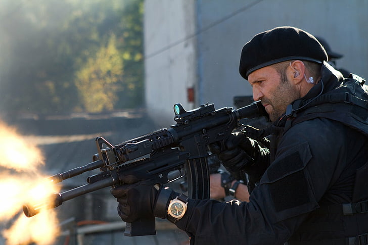 The Expendables, The Expendables 2, Jason Statham, Lee Christmas, HD wallpaper