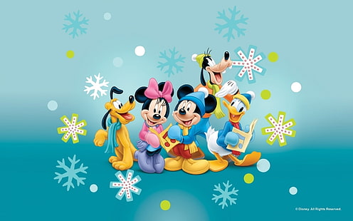 Gufi, Mickey Mouse, Minnie, Donald Duck, Wallpaper Desktop Pluto Hd, Wallpaper HD HD wallpaper