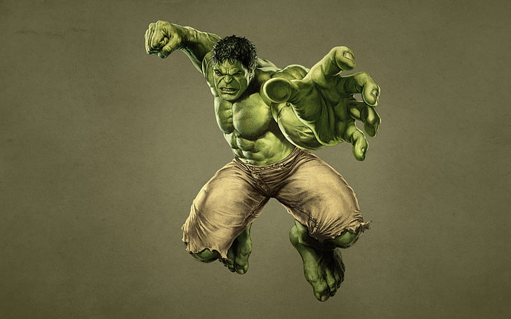 Marvel The Incredible Hulk, green, monster, fist, Hulk, marvel, comic, The Avengers, dark background, HD wallpaper