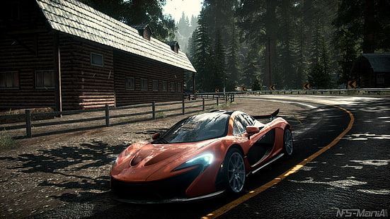 Need For Speed, McLaren, McLaren P1, Need for Speed: Rivals, Need for Speed, jeux vidéo, voiture, Fond d'écran HD HD wallpaper