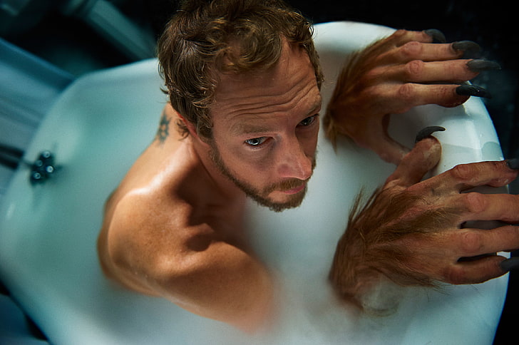 white bathtub, bath, actor, Lost Girl, TJ Scott, Kristen Holden-Ried, HD wallpaper