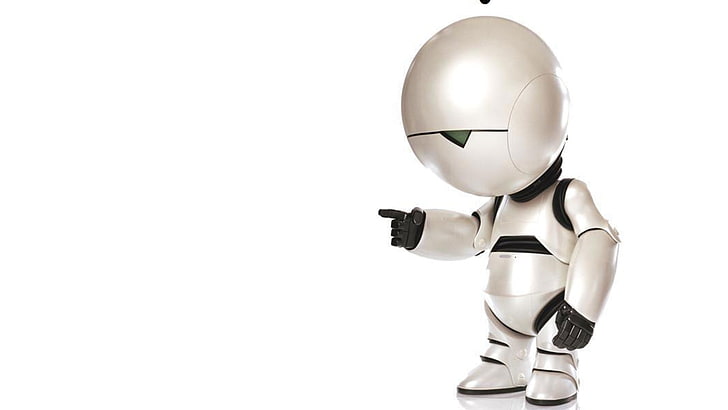 робот илюстрация, филми, научна фантастика, робот, The Hitchhiker's Guide to the Galaxy, HD тапет
