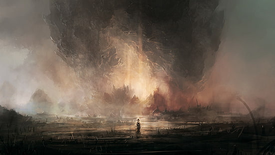 Apocalypse Drawing HD, fantasy, rysunek, apocalypse, Tapety HD HD wallpaper