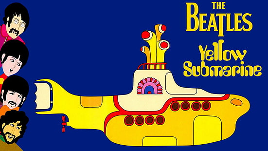 Película, Submarino amarillo, The Beatles, Fondo de pantalla HD HD wallpaper