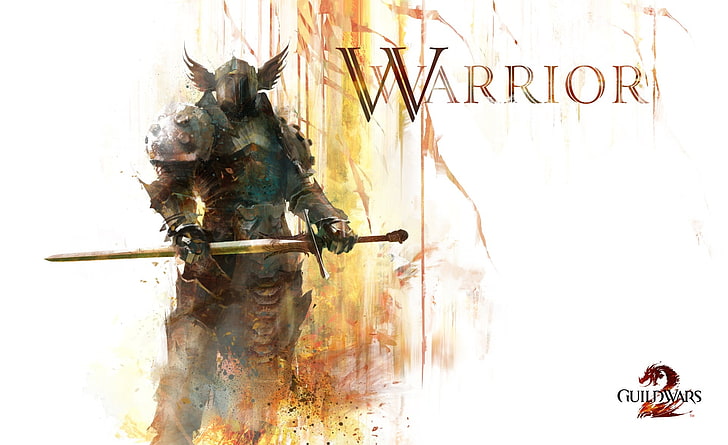 GW2 Warrior, Guildwars 2 Warrior, Games, Guild Wars, guild wars 2, guild wars 2 art, gw2, gw2 warrior, guild wars 2 warrior, HD wallpaper