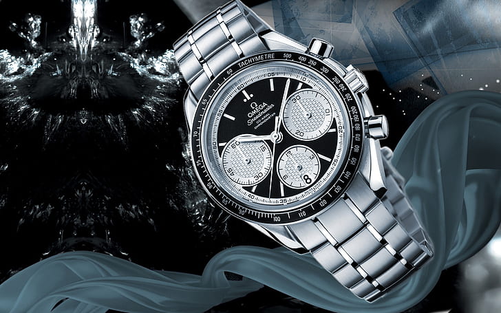 Omega Speedmaster CoAxial Chronometer, zegarek, zegar, czas, luksus, Tapety HD