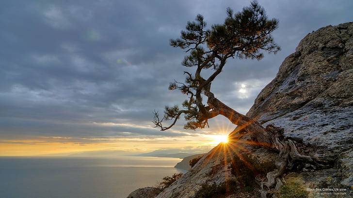 Black Sea, Crimea, Ukraine, Nature, HD wallpaper