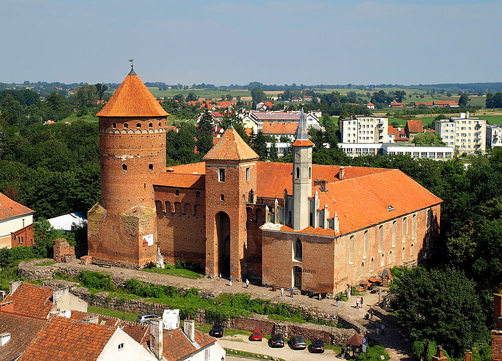 Schloss, Polen, Gebäude, HD-Hintergrundbild