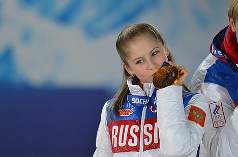 ユリア・リプニツカヤ、フィギュアスケート、オリンピック、メダル、ロシア、ソチ、2014年、ユリア・リプニツカヤ、 HDデスクトップの壁紙 HD wallpaper