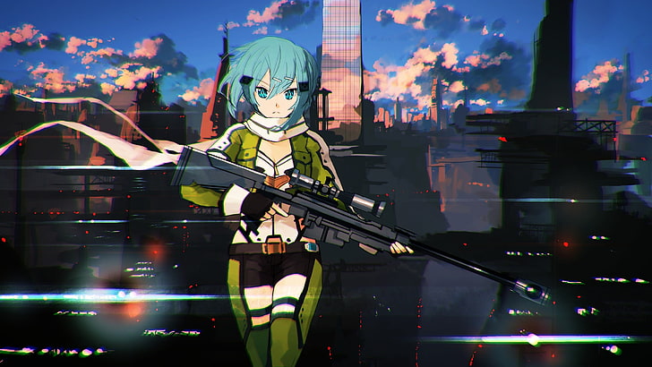 Anime, Anime Girls, Schwertkunst Online, Asada Shino, HD-Hintergrundbild