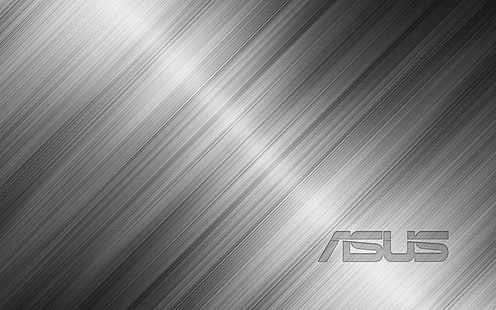 логотип, цифровое искусство, ASUS, сталь, HD обои HD wallpaper