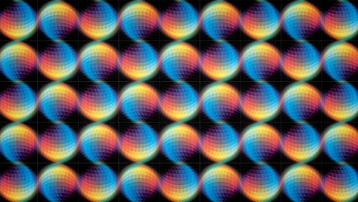ภาพประกอบนามธรรมแอนดี้กิลมอร์นามธรรมสีสันลวดลาย, วอลล์เปเปอร์ HD