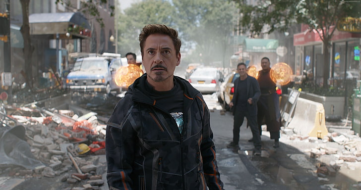 4k, Tony Stark, Robert Downey Jr., Vingadores: Guerra Infinita, Homem de Ferro, HD papel de parede