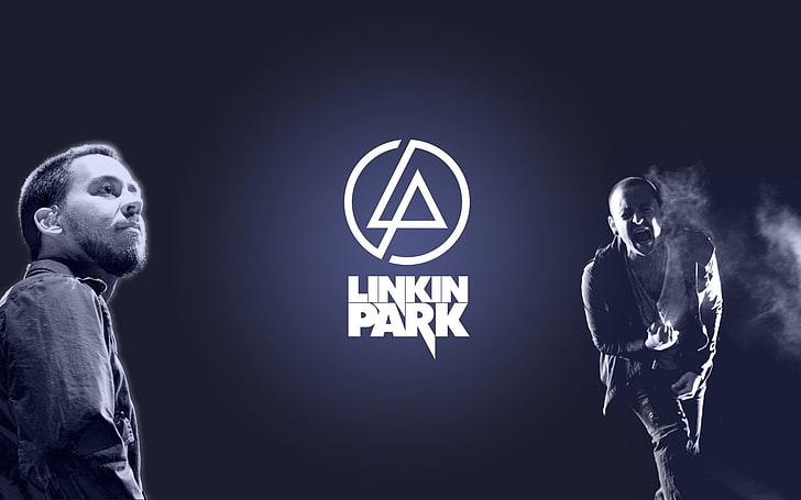 Linkin Park Mike Shinoda and Chester Benington, linkin park, symbol, soloists, name, font, HD wallpaper