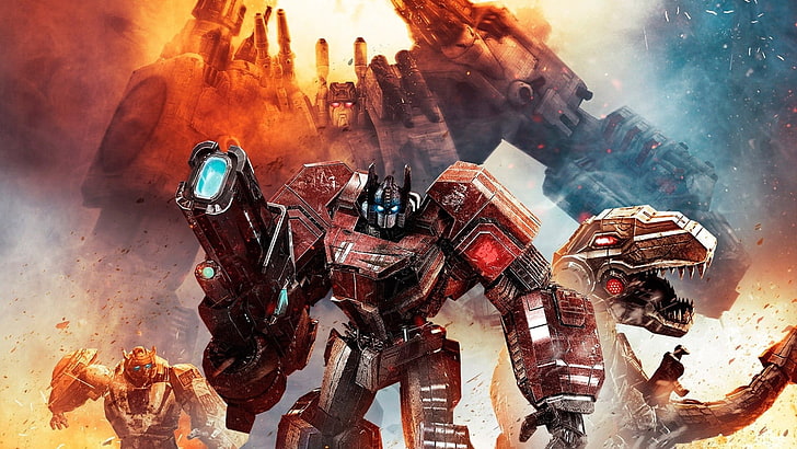 Transformers illustration, video games, Transformers, HD wallpaper