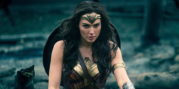 غال غادوت ، نساء ، ممثلة ، Wonder Woman ، DC Comics ، شعر غامق ، إسرائيلية، خلفية HD HD wallpaper