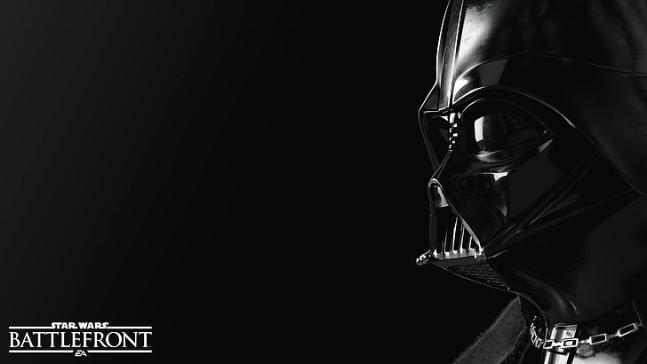 Papel de parede de Star Wars Battlefront, Star Wars: Battlefront, Star Wars, Darth Vader, Sith, Império Galáctico, escuro, preto, fundo simples, videogame, HD papel de parede