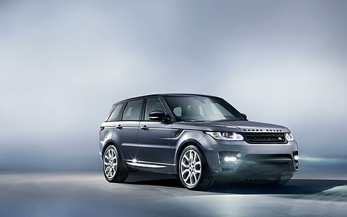 2014 Land Rover Range Rover Sport 2, รถ SUV สีเทา, กีฬา, ที่ดิน, รถแลนด์โรเวอร์, ช่วง, 2014, รถยนต์, แลนด์โรเวอร์, วอลล์เปเปอร์ HD HD wallpaper