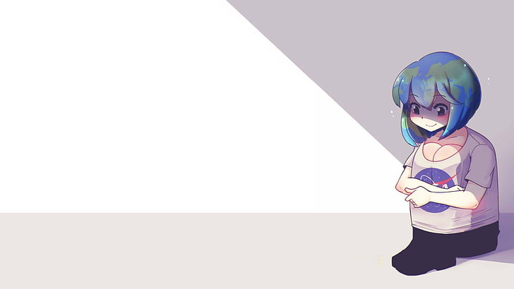 メンヘラちゃん アニメの女の子 シンプル背景 やみカワイイ Hdデスクトップの壁紙 Wallpaperbetter