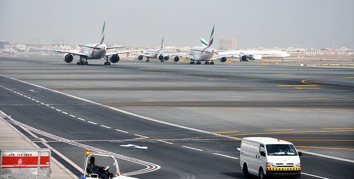 Bandara, Boeing, 300, 777, Pesawat, Airbus, 800, A-380, Wallpaper HD