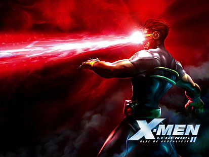 X-Men ، X-Men Legends II: Rise of Apocalypse ، Cyclops (Marvel Comics)، خلفية HD HD wallpaper
