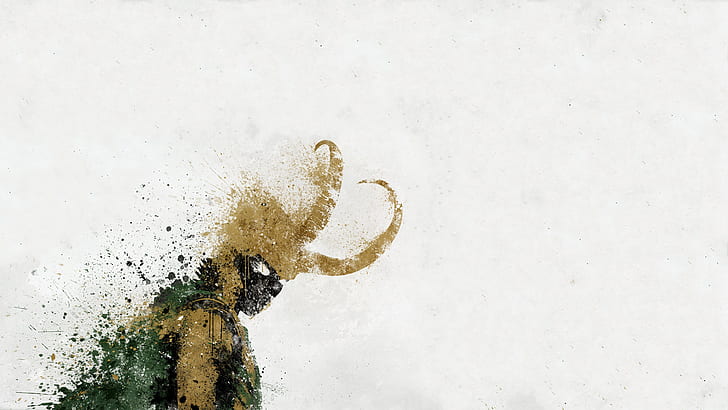 Loki Thor Splatter HD, cartoon/comic, thor, splatter, loki, HD wallpaper
