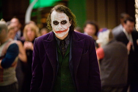 Batman, El caballero oscuro, Heath Ledger, Joker, Fondo de pantalla HD HD wallpaper