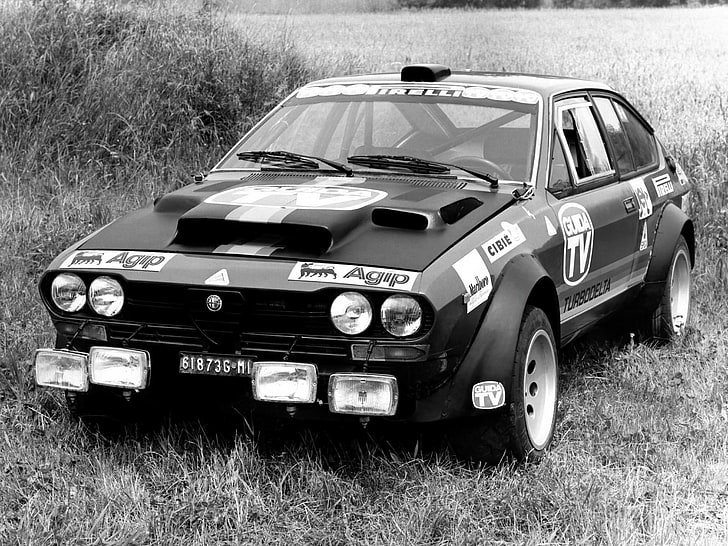 116, 1980, 2000, Alfa, Alfetta, Gruppe 4, GTV, Rennen, Rennen, Romeo, Turbodelta, HD-Hintergrundbild