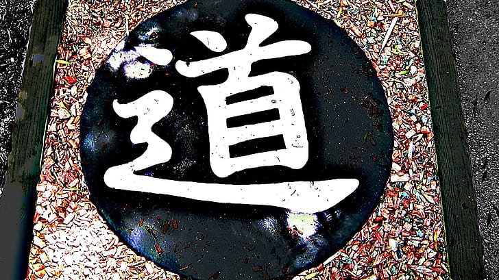 Kanji, contrasté, kanji, jardin, noir et blanc, animaux, Fond d'écran HD