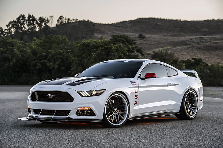 USA, samochód, Ford Mustang GT Apollo Edition, Ford Mustang, Tapety HD