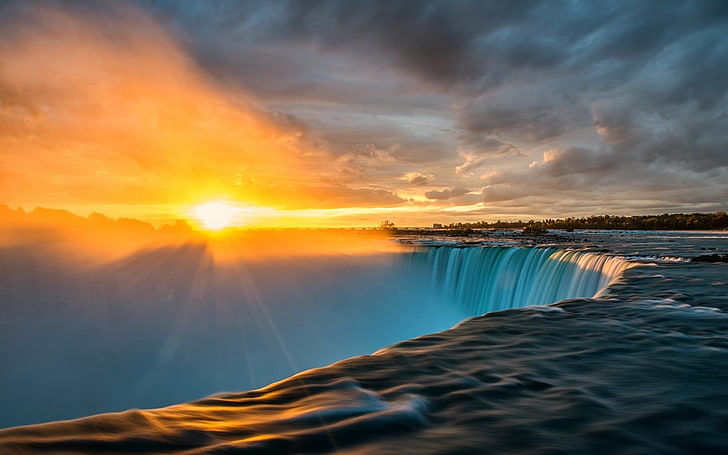 niagara sunrise-Scenery HD Wallpaper, Niagara Falls wallpaper, HD wallpaper