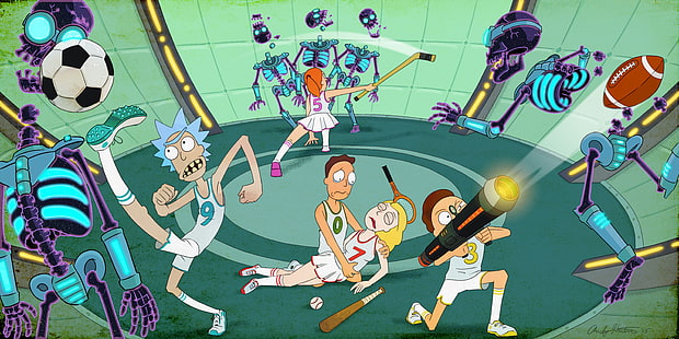 Rick, Rick e Morty, melhores filmes de animação, 3 temporada, melhor série de TV, HD papel de parede HD wallpaper