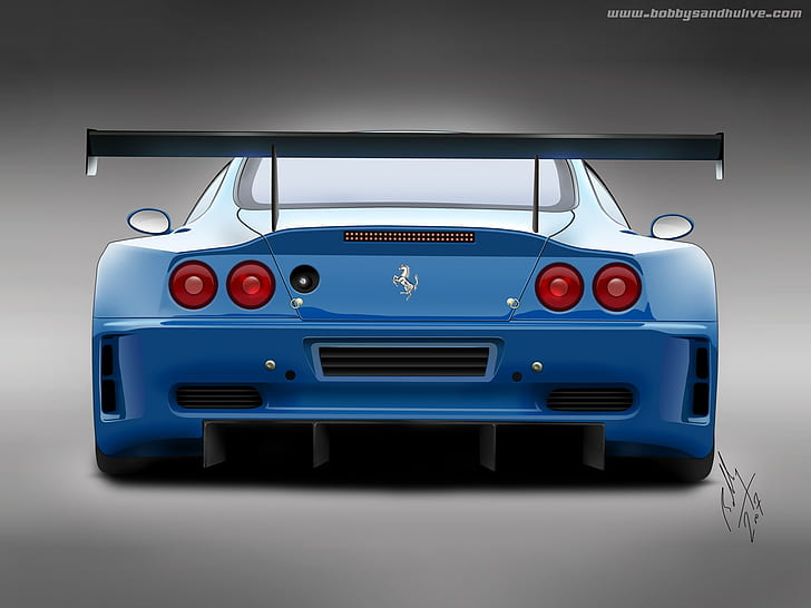 Ferrari Spoiler HD, mobil, ferrari, spoiler, Wallpaper HD